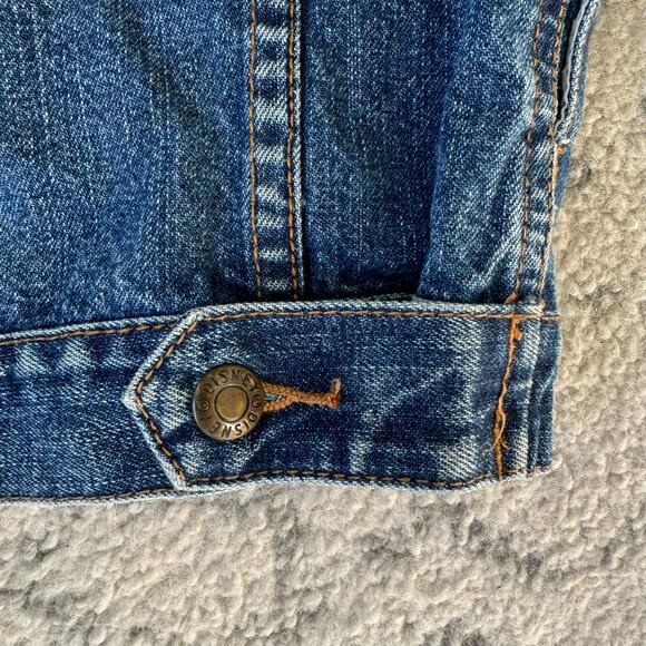 Vtg 1990s Disney Princesses Denim Jacket Size Large - Picture 9 of 10
